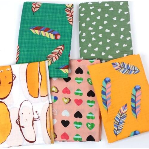 50cm*145cm/Piece,Light Dark Grid Printing,Foam Cotton And Linen Fabric,Shirt,Dress, Scarf, Curtain Fabric, DIY Handmade Material