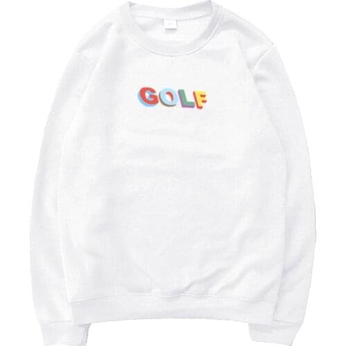 New Men O-Neck Golf Flower The Creator Skate Harajuku Hoodies Hoody hooded Sweatshirts velvet Thicken Fleece Men Women Pullover