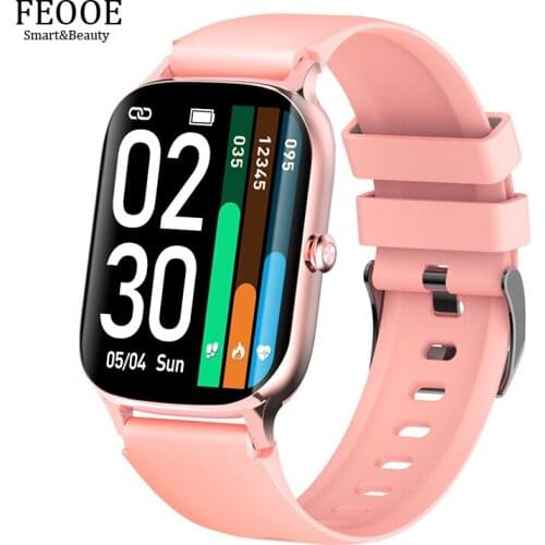 Smart Watch Body Temperature Measure Heart Rate Monitor Smartwatch Fitness Tracker Waterproof Sport Wristwatch For Women YD
