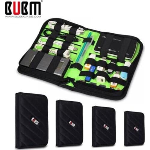 BUBM Waterproof camera protect case , hard drive case for flash drive usb data cable power pack S M L