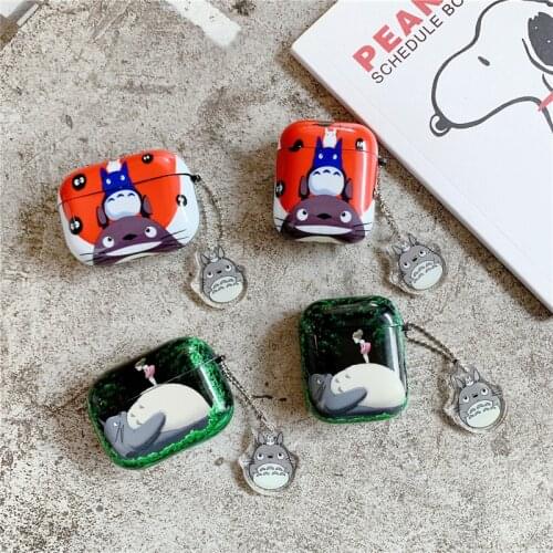 Japanese Cute Cartoon Tonari No Totoro Soft Silicone Headset Case For Apple Airpods Pro Gen 1 2 Protection Earphone Cover Funda