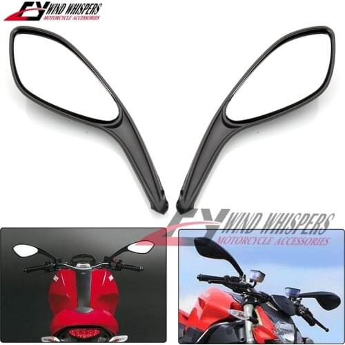 Rear View Mirror Rearview Mirrors For Ducati Monster 659 696 796 1100/S/EVO 1100 S EVO 2008 2009 2010 2011 2012 2013 2014 2015