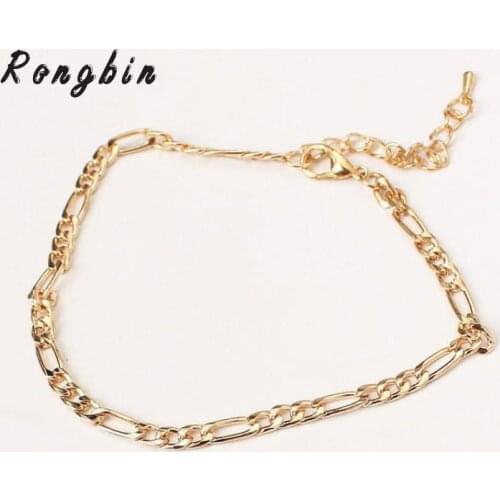New Arrivals Gold Chain Pulsera Tobillo Ankle Bracelet On The Leg For Women Anklets Fashion Foot Chain Jewelry High Quality