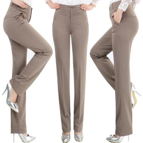 Womens Casual Pencil Pants Elastic Slim Skinny Pants Femal Womens Stretch Pencil Trousers