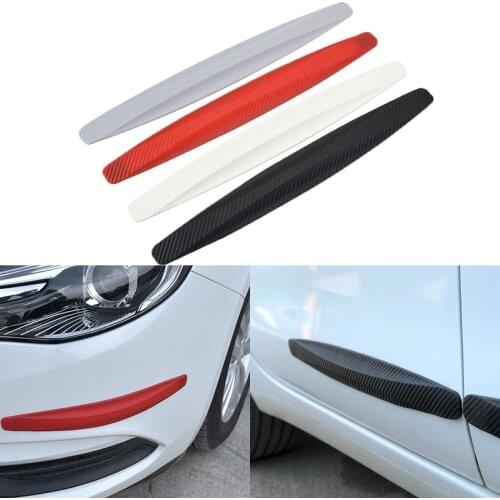 1 Pair Car Bumper Protector Corner Guard Anti-Scratch Strips Sticker Protection Body Protector Rubber Sticker