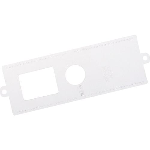 1 Piece Acrylic Card Holder Driving License Holder Pattern Template Stencil DIY Leather Hand Craft