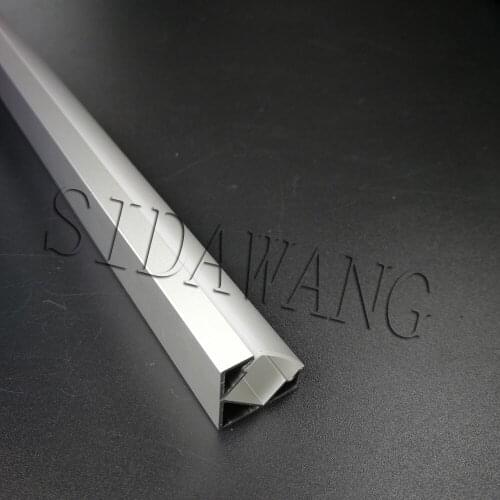 10pcs 80inch,2m each led bar light housing,Triangle Led aluminum profile with Cover,Led channel for 12mm strip housing SDW034