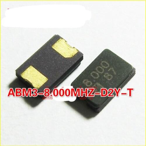 10PCS 100% new and orginal SMT passive crystal oscillator ABM3-8.000MHZ-D2Y-T 8MHZ 2 feet in stock