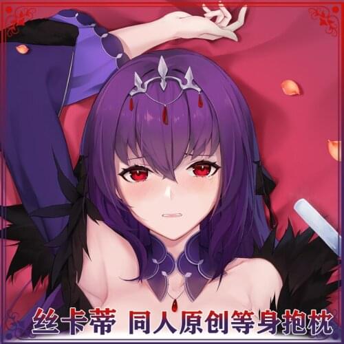 Anime Scathach Fate/Grand Order FGO Sexy Dakimakura Hugging Body Pillow Cover Long Cushion Male Pillow Case Otaku Bedding