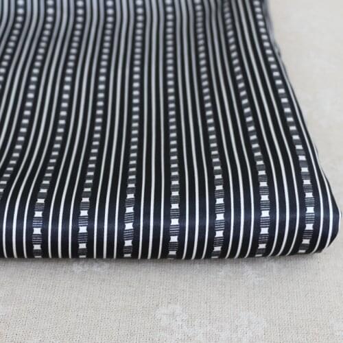 Striped geometric cloth material satin apparel sewing fabric
