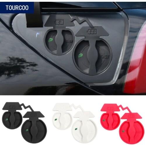 Car Modification Anti-lost Charging Port Silicone Cover for Tesla Model 3 Waterproof Dust Prevention Cover
