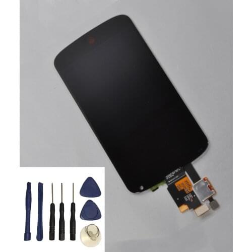 For LG Google Nexus 4 E960 4.7" Touch Screen Panel Digitizer Sensor + LCD Display Monitor Panel Module Assembly + Free Tools
