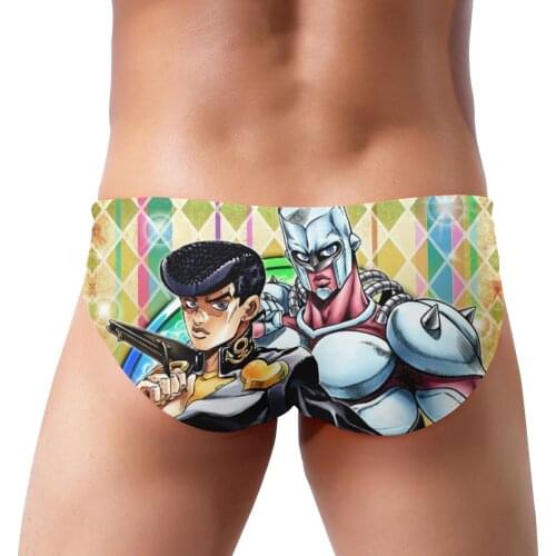 Hot Swimwear Jojo Bizarre Adventure Men Sexy Bikini Mens Swimsuits Swimming Briefs Surfing Trunks Homme Swim