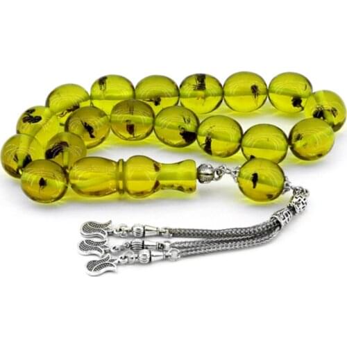 Islamic Tasbih Muslim Rosary Beads 33 Prayer Rosary For Men Bracelet For Men Accessory amber oltu amber stone Handmade Turkey