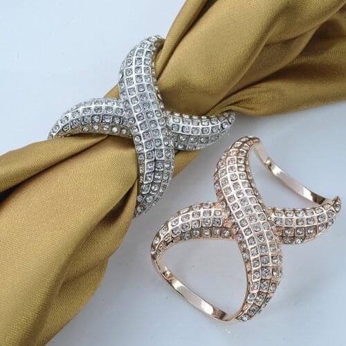 Classical Crystals Design Silk Scarf Shawl Connector Buckle Holder fashion Metal ornament tie accessory