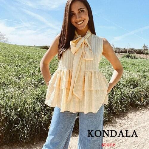 KONDALA Sleeveless Blouses