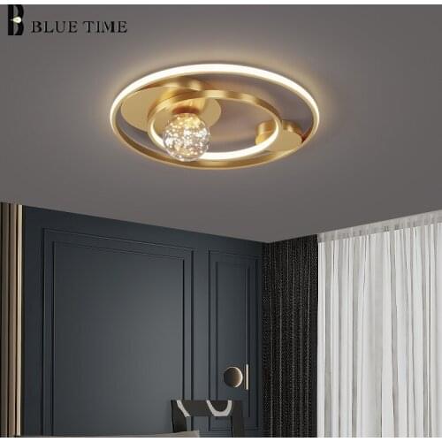 Round LED Ceiling Lights Modern Home Ceiling Lamp for Living Room Bedroom Dining Room Kitchen Lamp Indoor Decor Lighting Lustres
