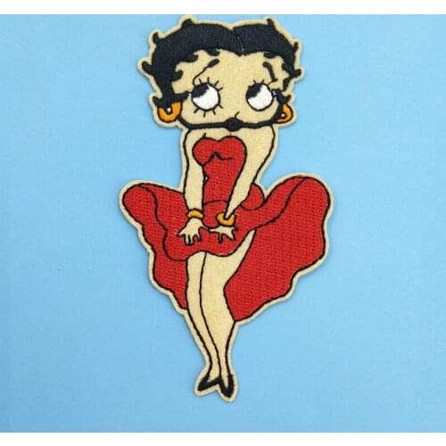 Cute Cartoon Sweet Women Girl Sticker Sexy Lady Clothes DIY Appliques Apparel Garment Embroidered Iron on Patch Label Accessory