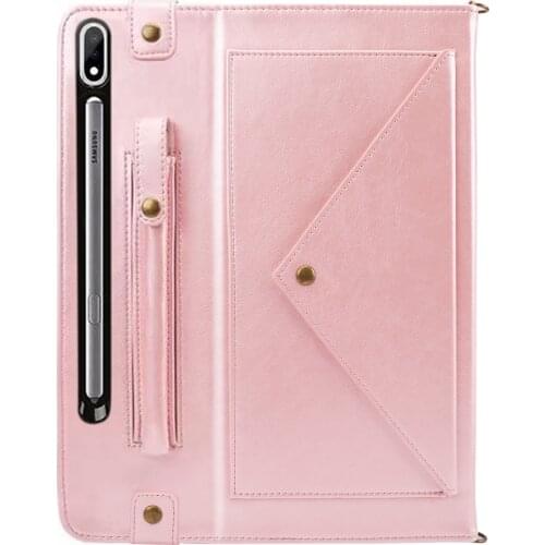 Wallet Card Multifunction Bags Tablet Shell for Samsung Galaxy Tab 11'' 2020 S7 SM-T870 T875 T876 Case Shockproof Rubber Cover