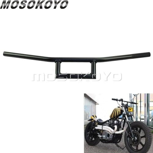 Motorcycle Custom 7/8" Attack Handlebars Cruiser Cafe Racer Box Window Handle Bar for Harley Chopper Honda Yamaha