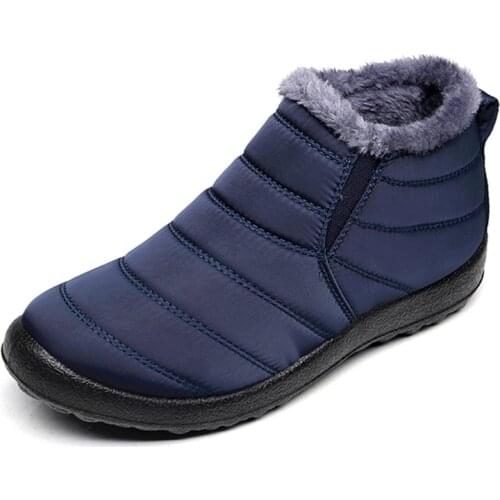 Men Shoes Winter Warm Ankle Boots For Man Large Size Snow Boots Men Safety Shoes Mens Winter Work Shoes Boots Tennis shoes