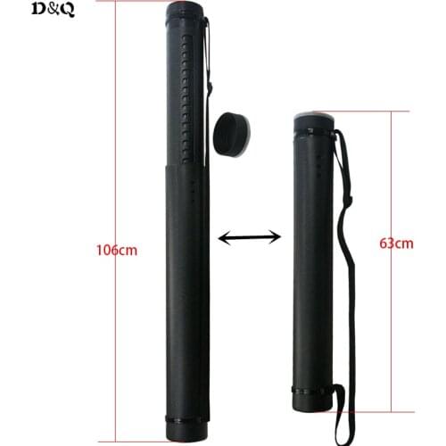 Adjustable Telescopic Archery Arrow Quiver Tube 63-103 cm for Archer Bow Arrow Hunting Target Shooting Games Arrow Bag Holder