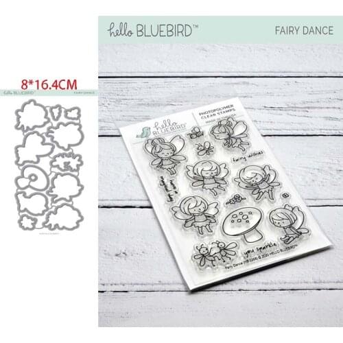 Mushroom with fairy Troqueles de corte de metal scrapbooking stamps and dies Metal die cutter for scrapbooking Dies scrapbooking
