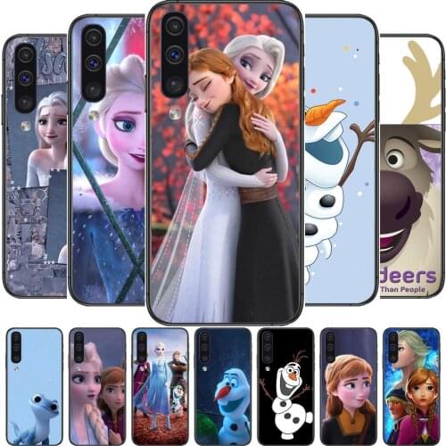 Frozen Phone cover hull For SamSung Galaxy S 8 9 10 20 21 S30 Plus Edge E S20fe 5G Lite Ultra black soft