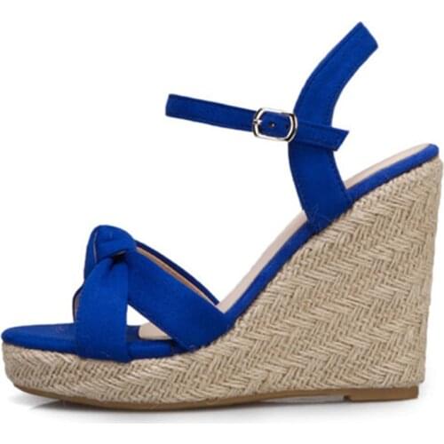 Wedge Sandals For Women Fashion Gladiator Sandals Women Shoes Summer Footwear Large Size Wedge High Heels Womens Sandals Shoes