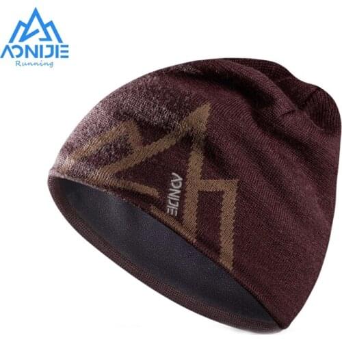 AONIJIE M31 Winter Wool Cap Windproof Knitted Hats Thick Warm For Outdoor Camping Hiking Skiing Running Snowboarding