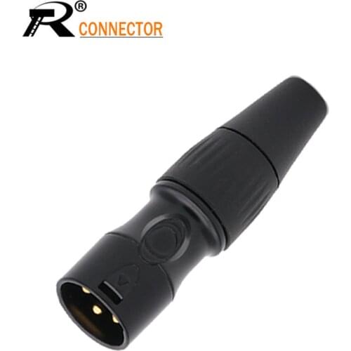 10pcs New XLR Female 3 Pin Audio Microphone Cable Connector DIY Solder Type Metal Material Audio Signal Plug