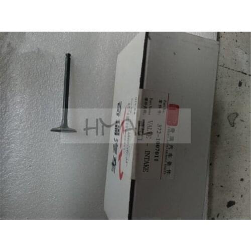 372 engine intake valve for chery qq,QQ 0.8 car in take valve 6pieces/set 372-1007011