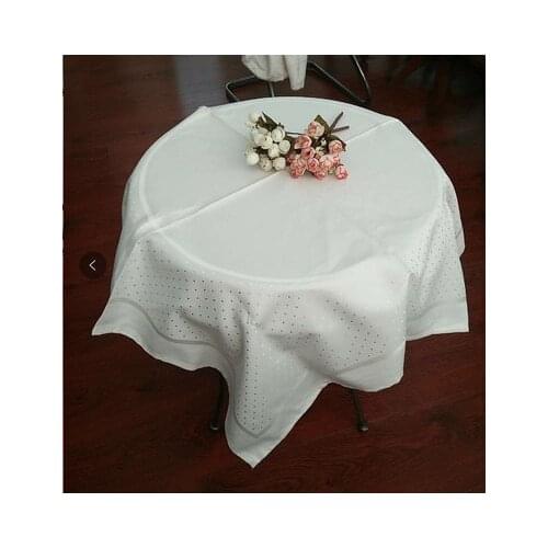 Cotton tablecloth can be embroidered with a width of 28cm cross stitch fabric embroidery place 28CM*135cm