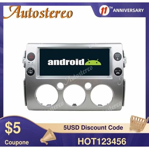 Android 10 Wireless Carplay For TOYOTA FJ Cruiser 2007-2017 Car GPS Navigation Multimedia Player Head Unit Auto Stereo Recorder