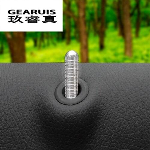 Car Styling For Mercedes Benz A B GLA CLA Class W176 X156 C117 door pin decoration cover Stickers trim Interior Auto Accessories