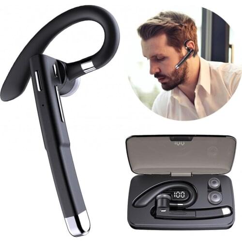 YYK-520 Single ear wireless Bluetooth headset sports microphone power display waterproof HIFI ultra long standby noise reduction