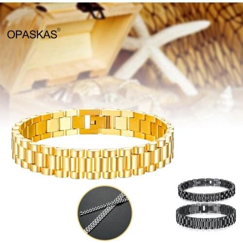 Stainless Steel Bracelet for Men Women Elegant Stylish Detacthable Hand Chain Watch Bracelet PT
