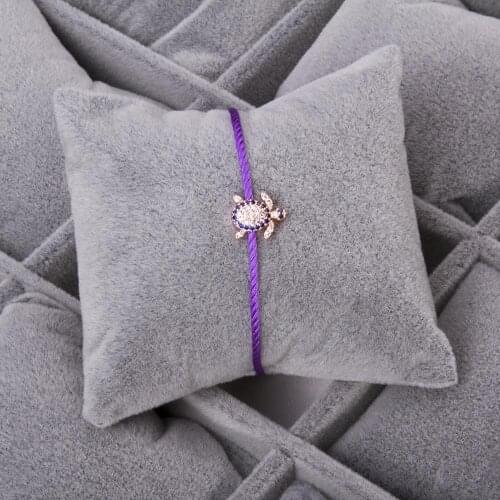 Turtle Figured Zircon Cubic Zirconia İp Bracelet