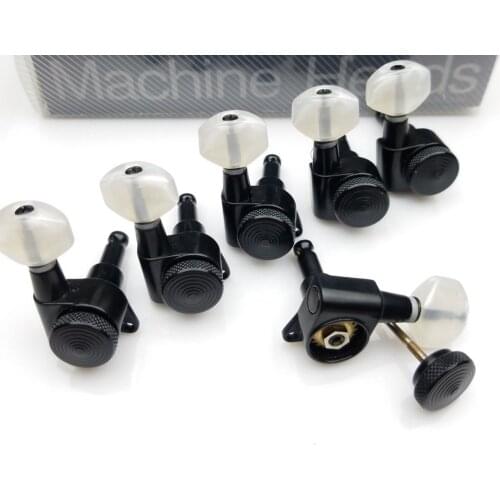 6R Black LOCKING Tuners JN-07 SP For Stratocaster Telecaster Strat Tele Guitars