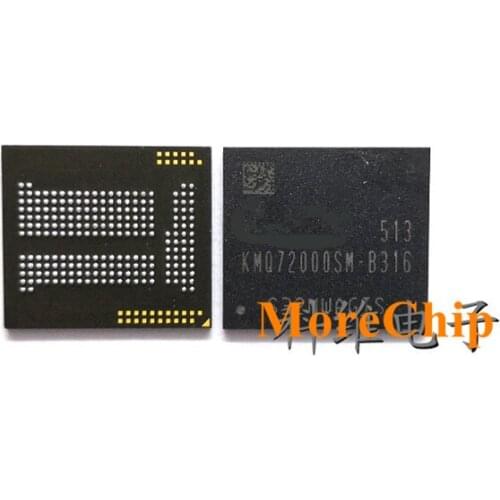 KMQ72000SM-B316 eMMC EMCP UFS BGA221 Chip NAND Flash Memory IC 8GB 8+1 Soldered Ball Pins 2pcs/lot