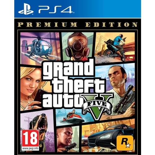 Grand Theft Auto V Premium Edition PS4 Playstation 4 Disk Video Game controller Gaming station Console Gamepad Accessories