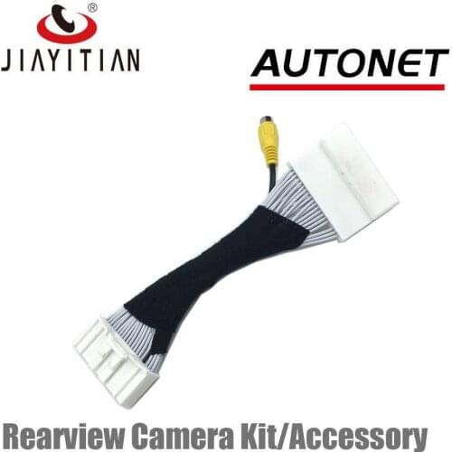 JIAYITIAN rear view camera Connection cable For Nissan March K14 2017 2018 2019 Kit With Factory Monitor Head Unit