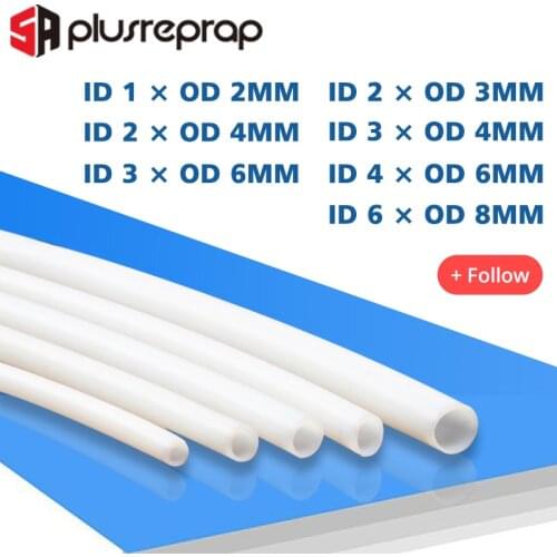 1Meter 1mm 2mm 3mm 4mm 6mm 8mm PTFE Tube For 3D Printer Parts Pipe Bowden J-head