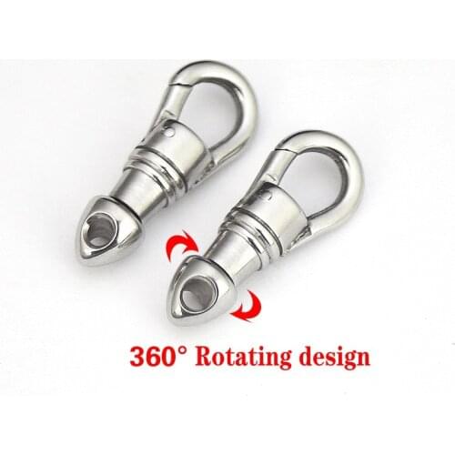 304 Stainless Steel Universal Swivel Quick-Hanging Buckle Connector Mini Car Keychain Connecting Ring For Party Party Gifts