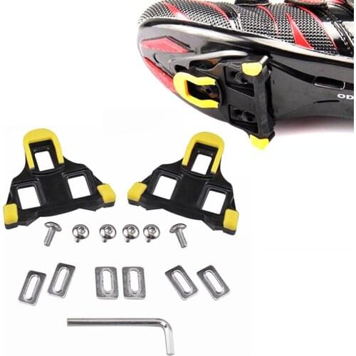 1 Pair Road Bike Self-locking Pedal Cleats Set Universal Bicycle Pedals Cleats for Shimano SPD-SL