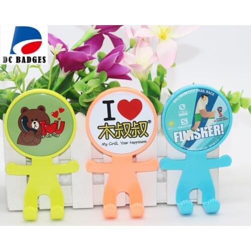100sets 58mm Cartoon hook button material without design
