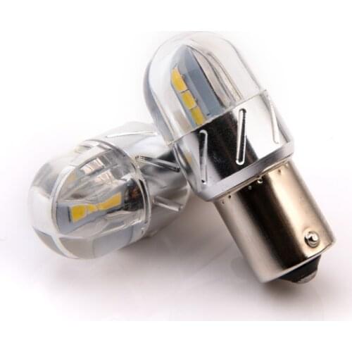 2psc 1156 BA15S P21W led 3030 6SMD 4W Auto DRL Car LED Turn Signal Brake Light Rear Reverse Lights White/Red/Yellow