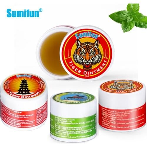 3kinds 100% Origina Tiger Balm Cream Herbal Cooling Ointment Prevent Mosquitos Bites Anti-Itching Headache Dizziness Muscle Pain