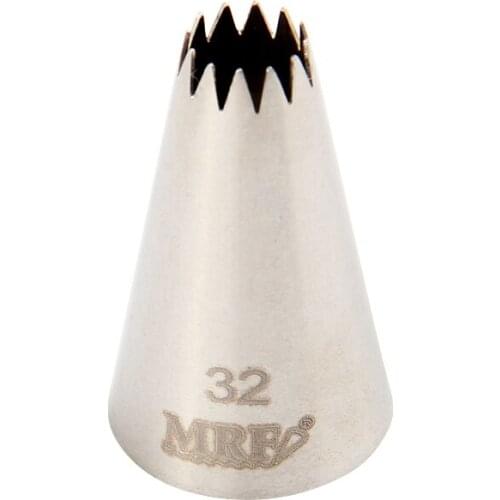 30pcs/Lot)Free Shipping FDA High Quality Stainless Steel 18/8 Cake Decorating Piping Nozzle #32