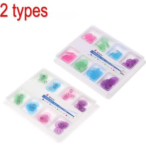 40Pcs Dental Polishing Discs Polishing Strips Mandrel Set Dental Supplies Resin Filling Material for Dentist